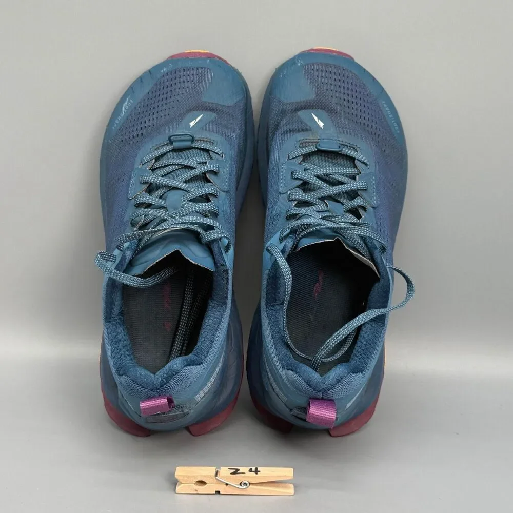 Altra Olympus 4 Women's 9.5 Moroccan Blue Lace-Up Low Top Trail Running Sneakers